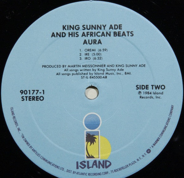 King Sunny Ade & His African Beats : Aura (LP, Album, All)