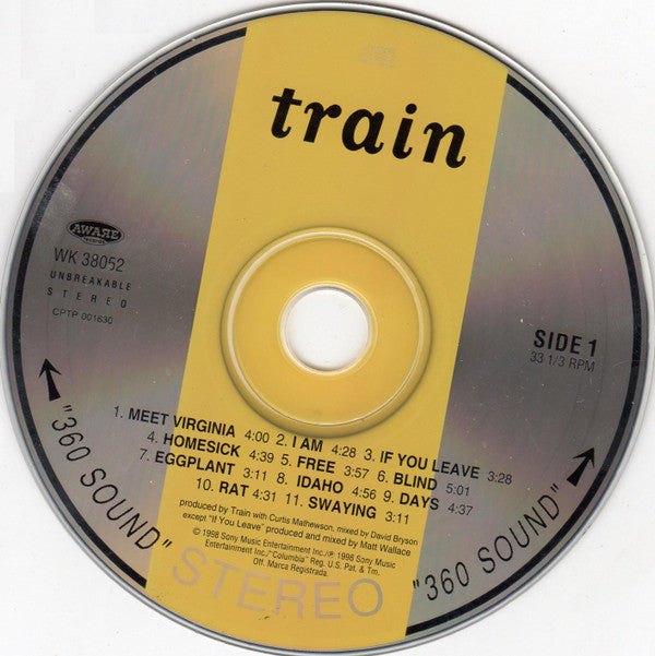 Train (2) : Train (CD, Album)