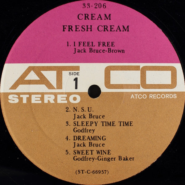 Cream (2) : Fresh Cream (LP, Album)