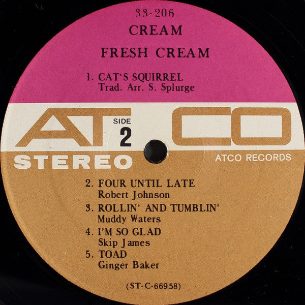 Cream (2) : Fresh Cream (LP, Album)