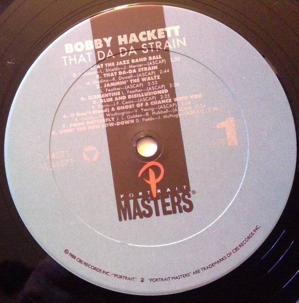 Bobby Hackett : That Da Da Strain (LP, Album)