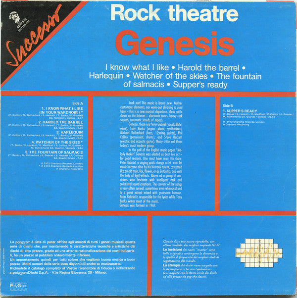 Genesis : Rock Theatre (LP, Comp, RE)