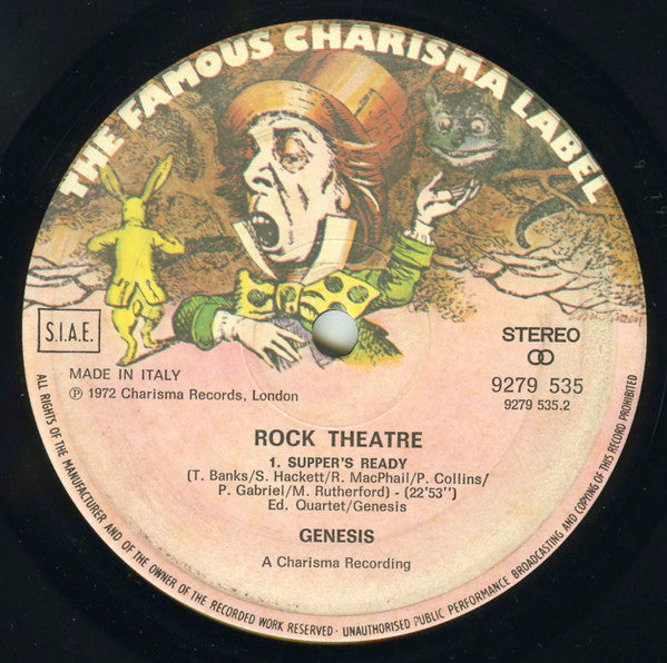 Genesis : Rock Theatre (LP, Comp, RE)