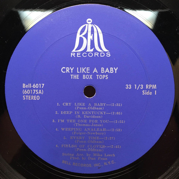 Box Tops : Cry Like A Baby (LP, Album, Bes)