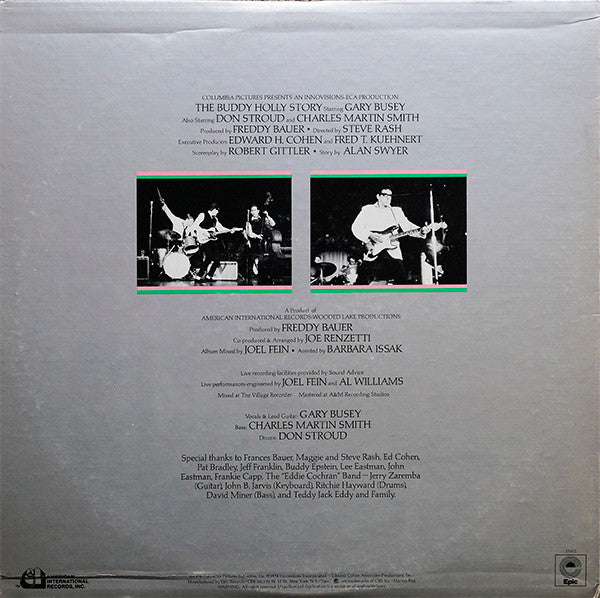 Gary Busey : The Buddy Holly Story (LP, Album, Gol)