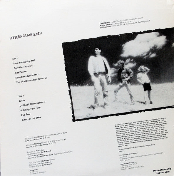 Stranglmartin : Stranglmartin (LP, Album, Promo)