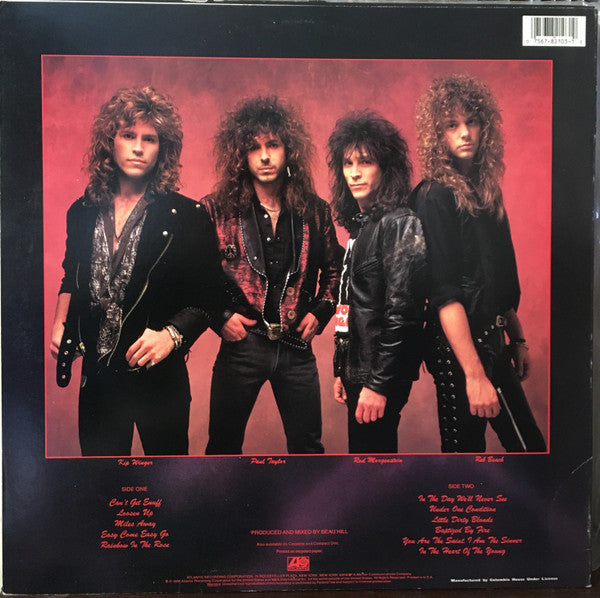 Winger : In The Heart Of The Young (LP, Album, Club)