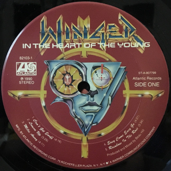 Winger : In The Heart Of The Young (LP, Album, Club)
