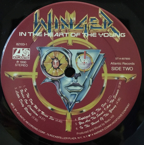 Winger : In The Heart Of The Young (LP, Album, Club)