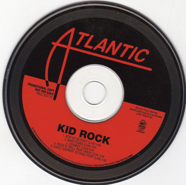 Kid Rock & The Twisted Brown Trucker Band : Selection From `Live´ Trucker (CD, EP, Promo)