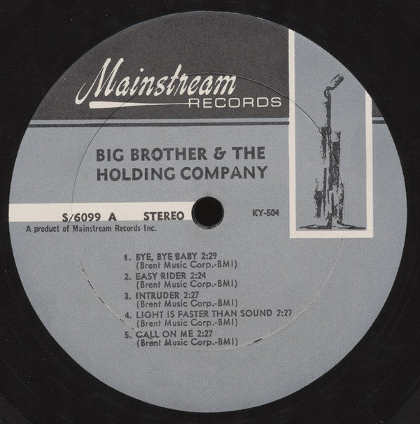 Big Brother & The Holding Company : Big Brother & The Holding Company (LP, Album, Aud)