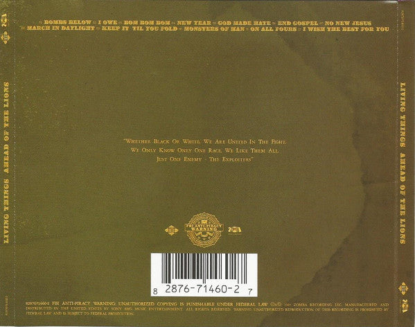 Living Things : Ahead Of The Lions (CD, Album)