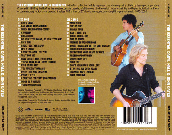 Daryl Hall & John Oates : The Essential Daryl Hall & John Oates (2xCD, Comp, RE)