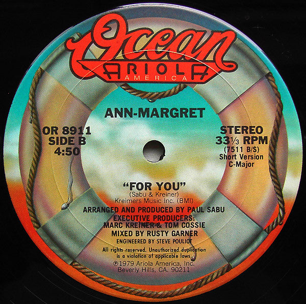 Ann Margret : Love Rush (12")