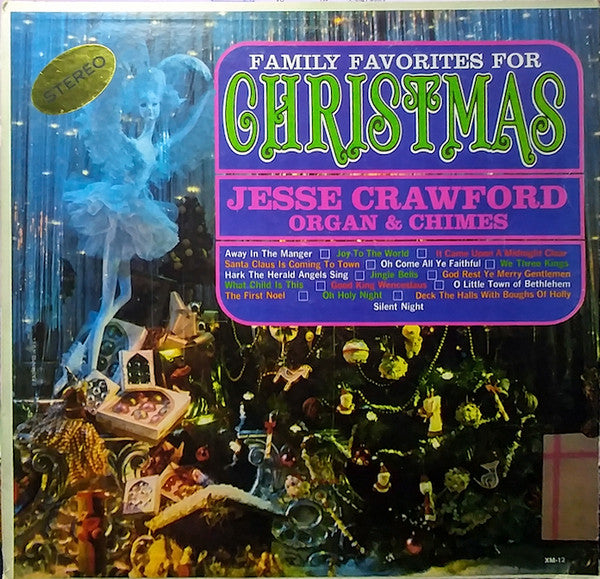 Jesse Crawford : Family Favorites For Christmas (LP, Album)