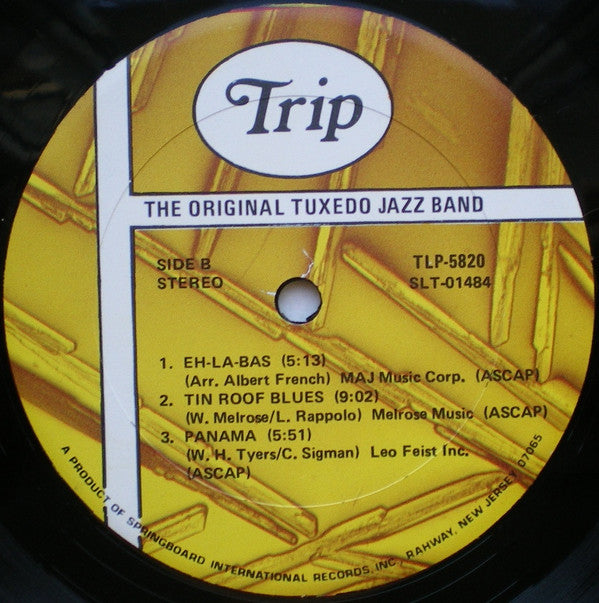 Original Tuxedo Jazz Orchestra : The Original Tuxedo Jazz Band (LP, Album, RE)