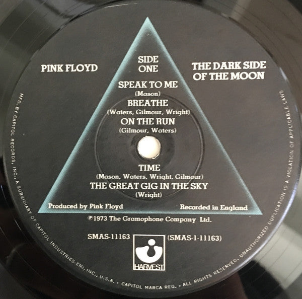 Pink Floyd : The Dark Side Of The Moon (LP, Album, RE, Gat)