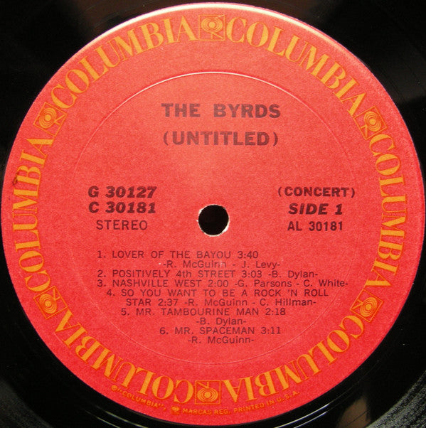 The Byrds : (Untitled) (2xLP, Album, Pit)