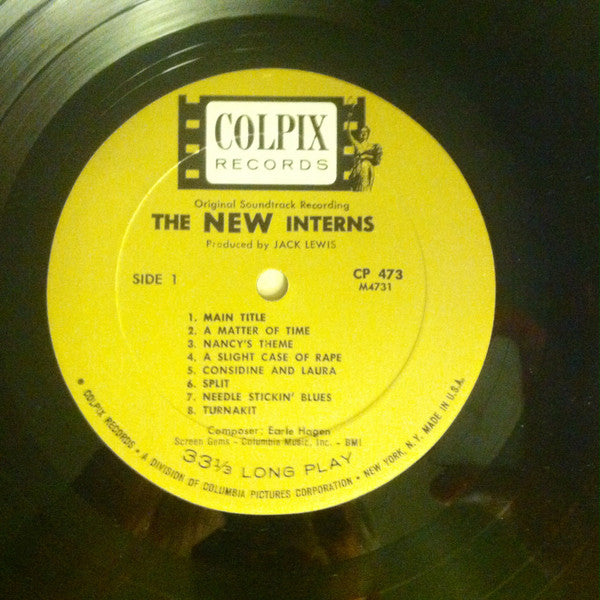 Earle Hagen : The New Interns (Original Soundtrack Recording From The New Movie) (LP, Album, Mono)