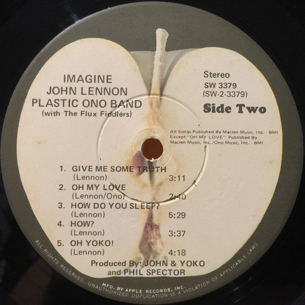 John Lennon : Imagine (LP, Album, RE, Win)