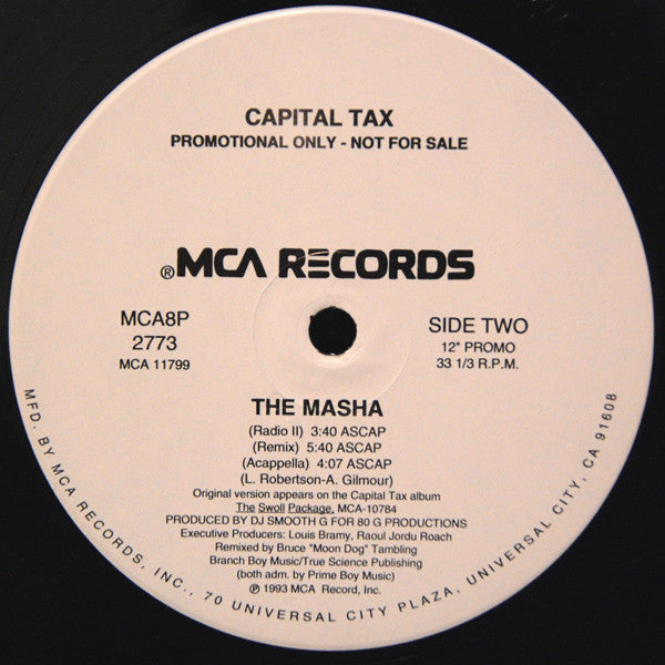 Capital Tax : The Masha (12", Promo)