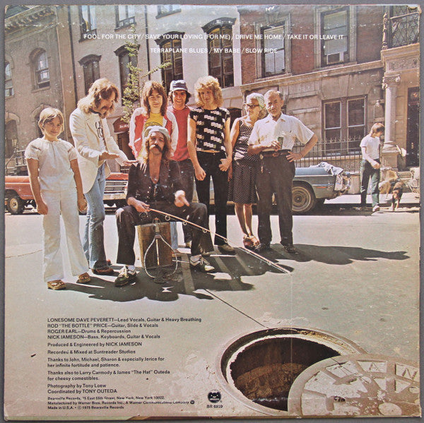 Foghat : Fool For The City (LP, Album, Pit)