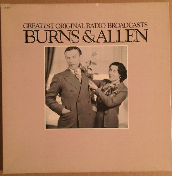 George Burns & Gracie Allen : Greatest Original Radio Broadcasts (3xLP, Album, Mono + Box)