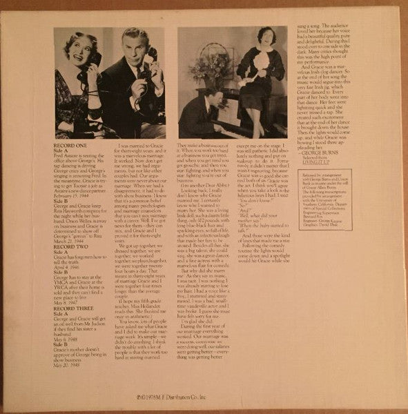George Burns & Gracie Allen : Greatest Original Radio Broadcasts (3xLP, Album, Mono + Box)