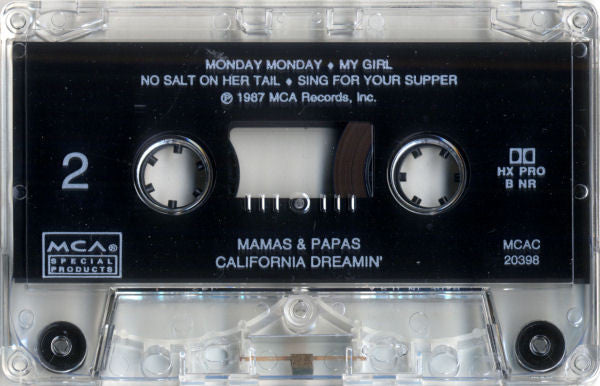 The Mamas & The Papas : California Dreamin' (Cass, Comp, RE, Dol)