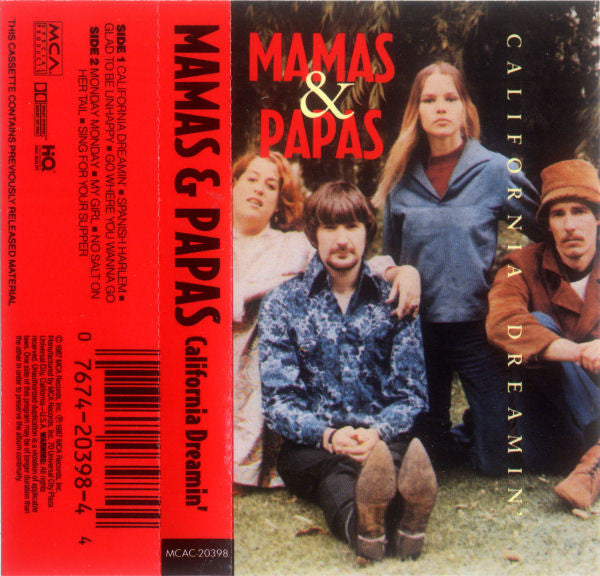The Mamas & The Papas : California Dreamin' (Cass, Comp, RE, Dol)