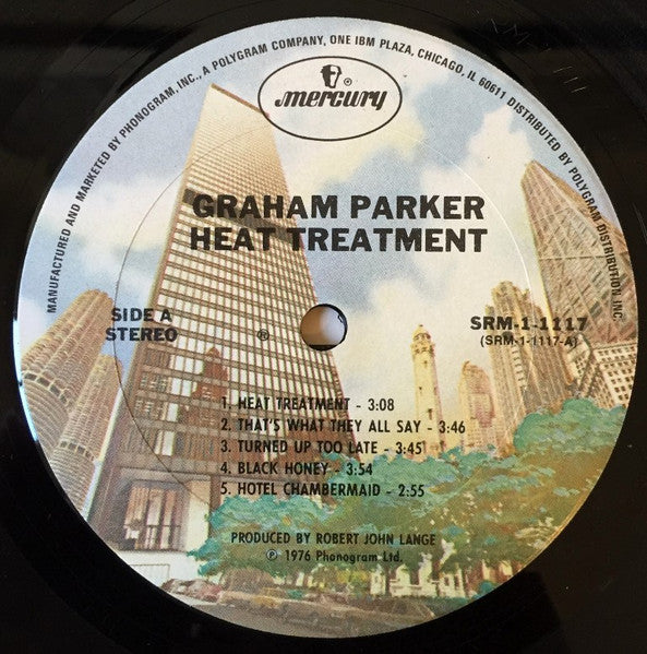 Graham Parker And The Rumour : Heat Treatment (LP, Album, RE, Ter)