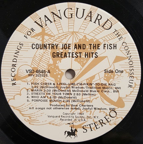 Country Joe & The Fish* : Greatest Hits (LP, Comp, Ter)