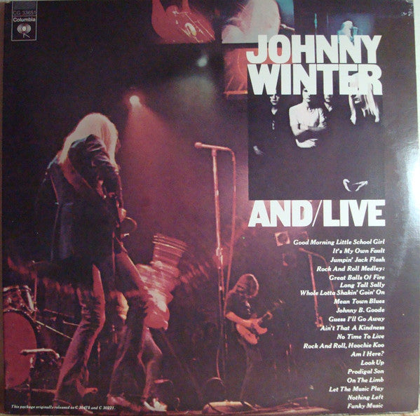 Johnny Winter And : And/Live (2xLP, Comp, Gat)