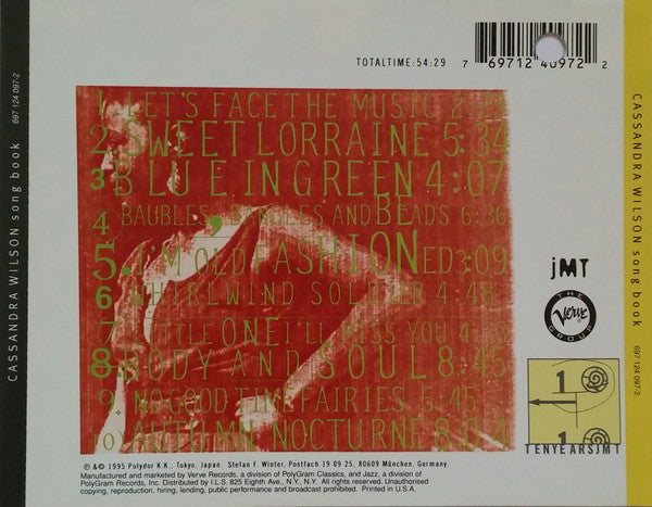 Cassandra Wilson : Songbook (CD, Comp)