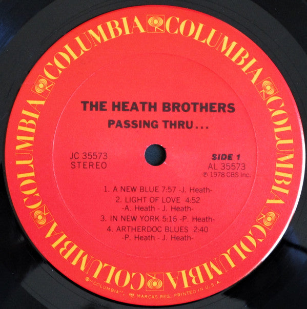 The Heath Bros.* : Passing Thru... (LP, Album)