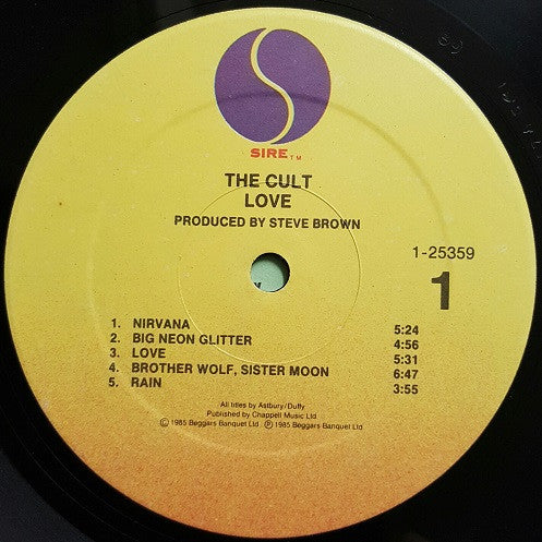 The Cult : Love (LP, Album, Spe)