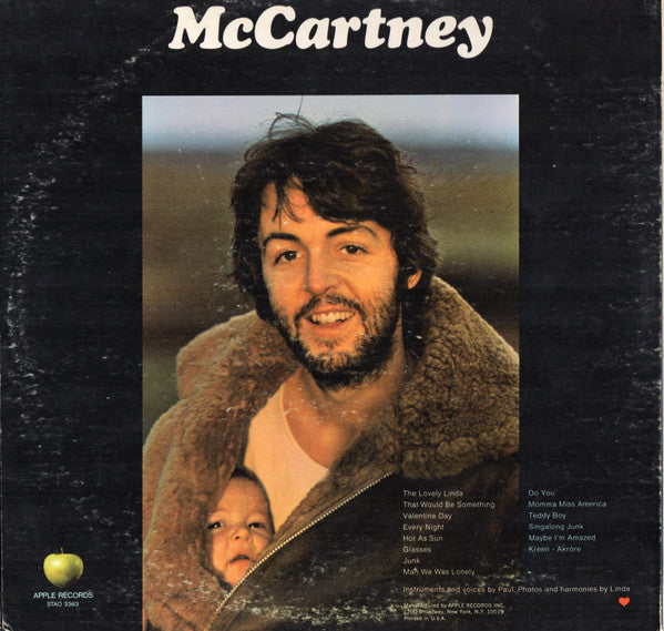 Paul McCartney : McCartney (LP, Album, RP, Jac)