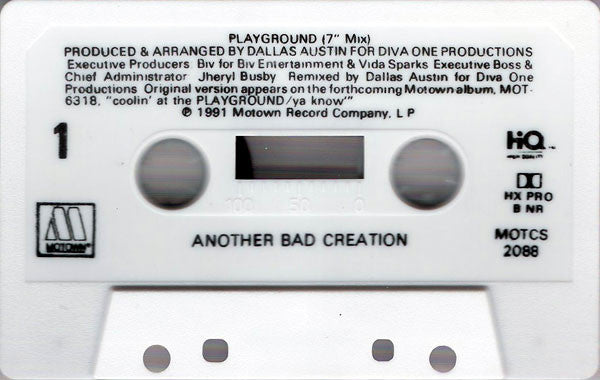 Another Bad Creation : Playground (Cass, Single)