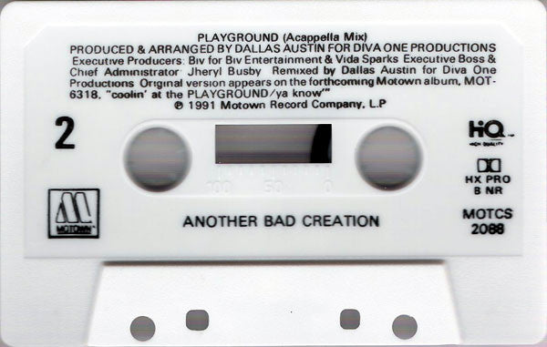 Another Bad Creation : Playground (Cass, Single)