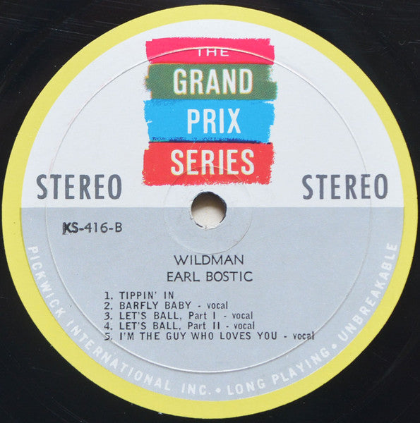 Earl Bostic : Wild, Man! (LP, Comp)
