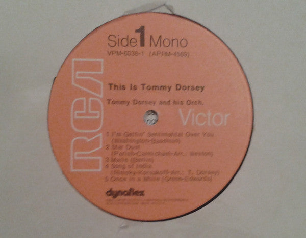 Tommy Dorsey And His Orchestra : This Is Tommy Dorsey (2xLP, Comp, Mono)
