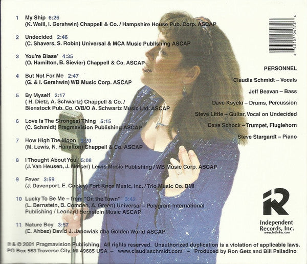 Claudia Schmidt With The JumpBoys : I Thought About You (CD, Album)