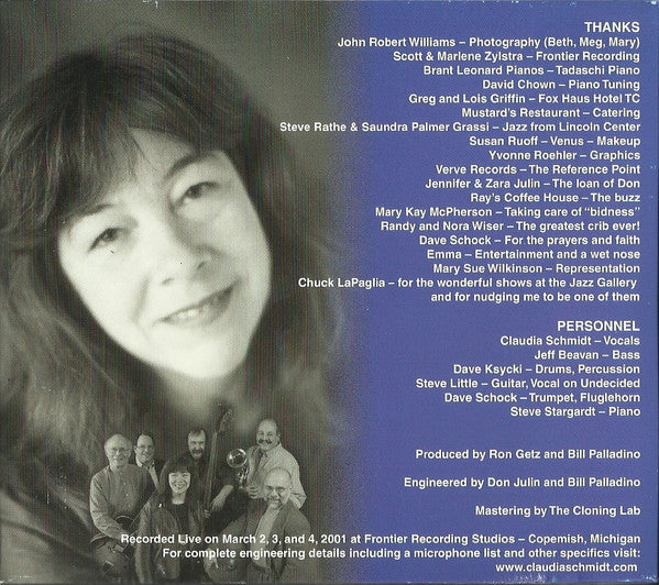 Claudia Schmidt With The JumpBoys : I Thought About You (CD, Album)