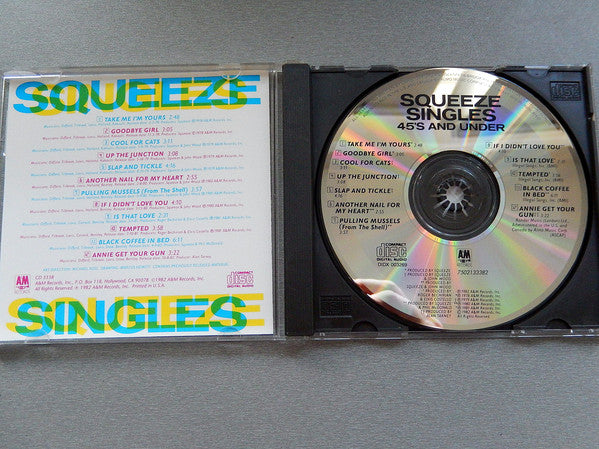 Squeeze (2) : Singles - 45's And Under (CD, Comp, DAD)
