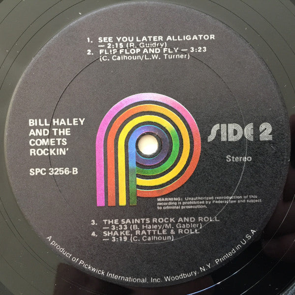 Bill Haley And His Comets : Rockin' (LP, Comp, Bla)