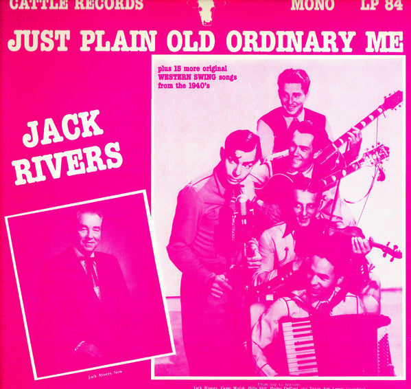 Jack Rivers (2) : Just Plain Old Ordinary Me (LP)