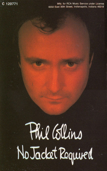 Phil Collins : No Jacket Required (Cass, Album, Club, Dol)