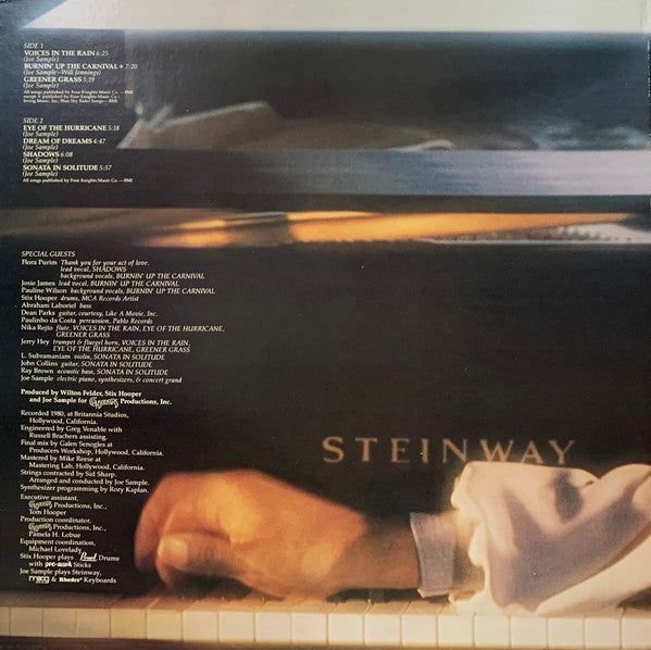 Joe Sample : Voices In The Rain (LP, Album, Club, Gat)