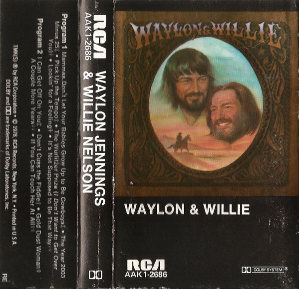 Waylon Jennings & Willie Nelson : Waylon & Willie (Cass, Album, Dol)