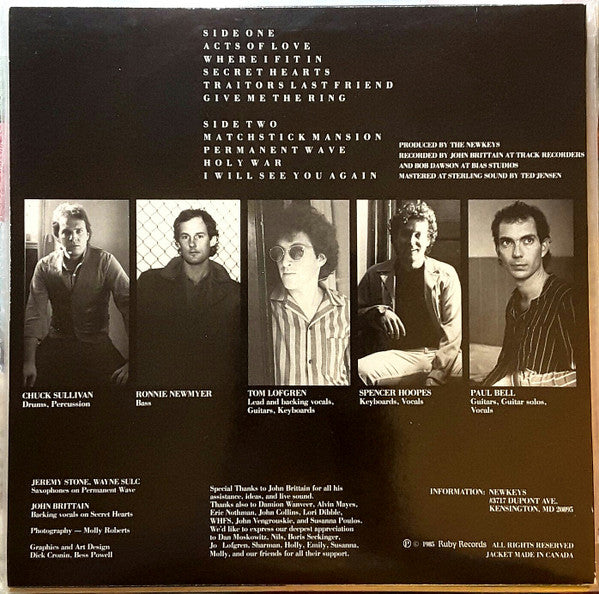 Newkeys : Acts Of Love (LP, Album)